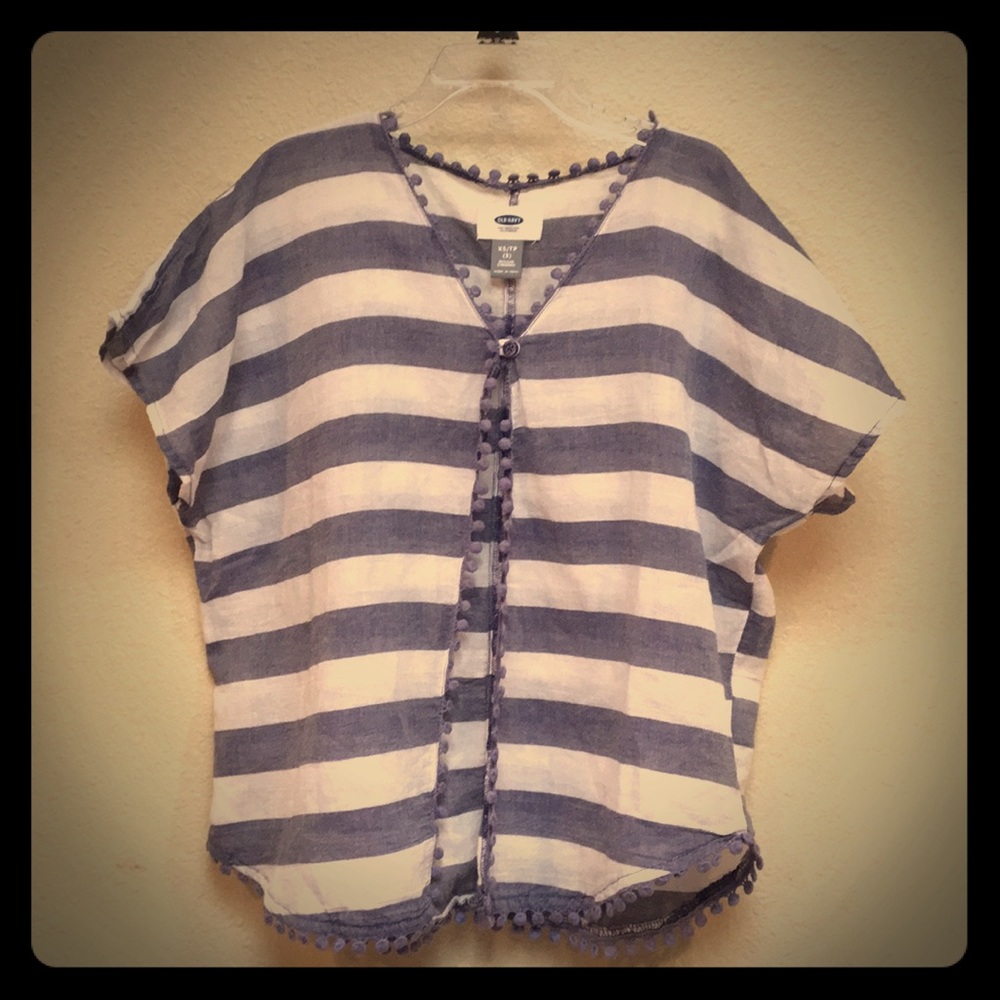 NWOT Old Navy Sheer Swimsuit Coverup Top, XS(5)